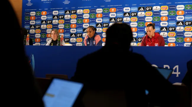 Olympique Lyonnais Training Session And Press Conference - UEFA Women's Champions League Final 2024-2.jpg